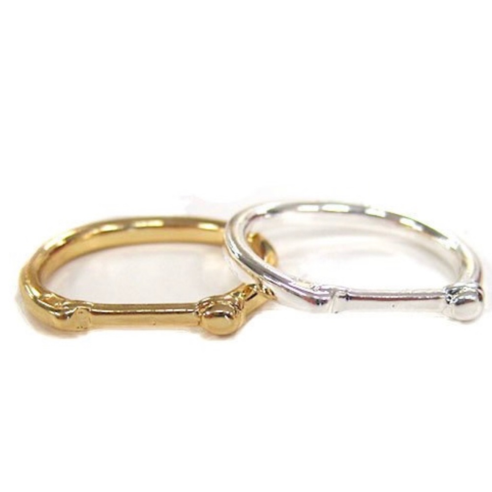 Balance Bar Simple Ring in either Gold or Silver,6